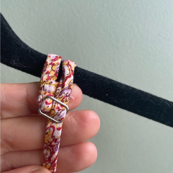 Angie Boho Mixed Print Maxi Dress. Adjustable Straps Ruched Back. Side Slits SM - Picture 11 of 13